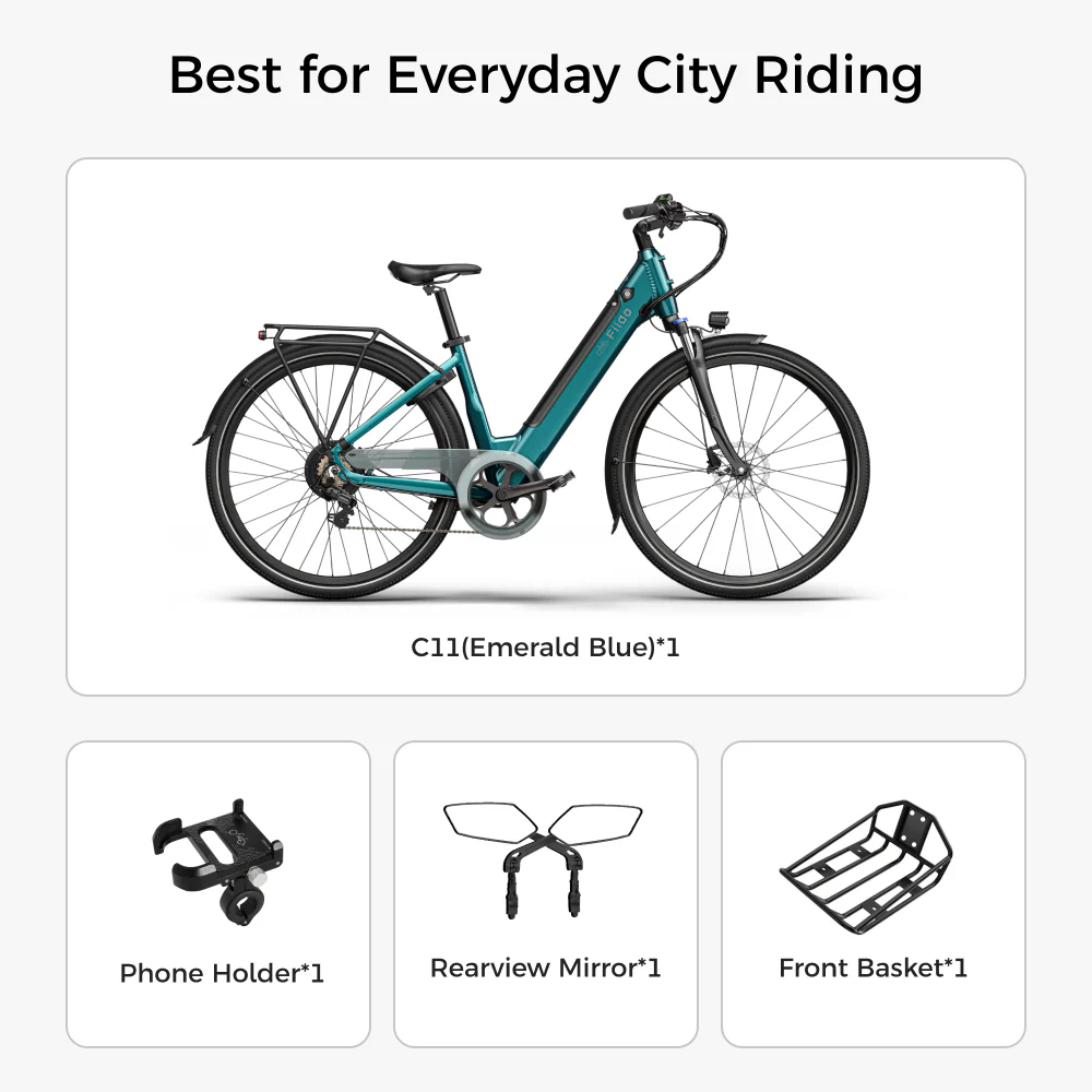 Fiido C11 City E-Bike - Image 15