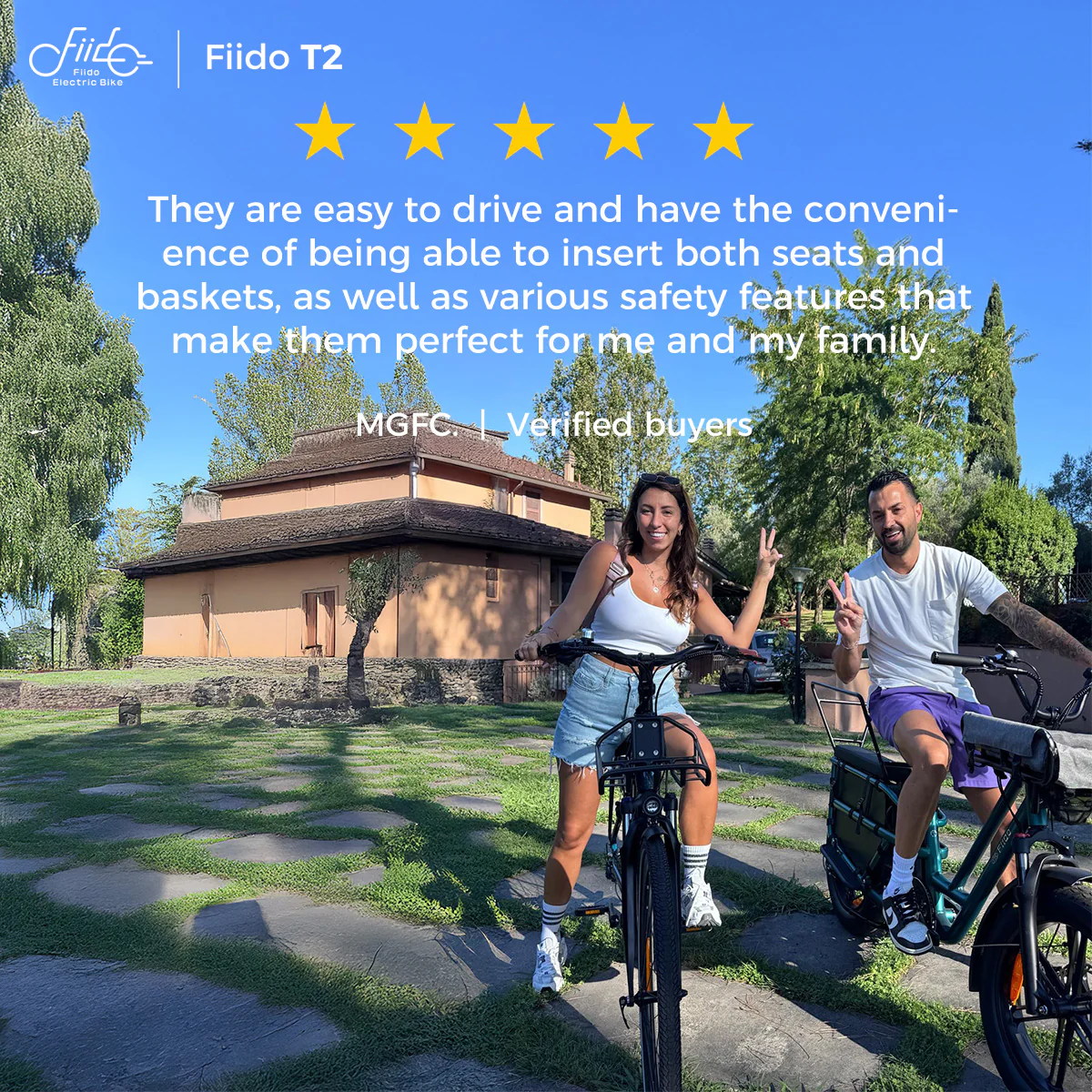 Fiido T2 Longtail Cargo E-bike - Image 9